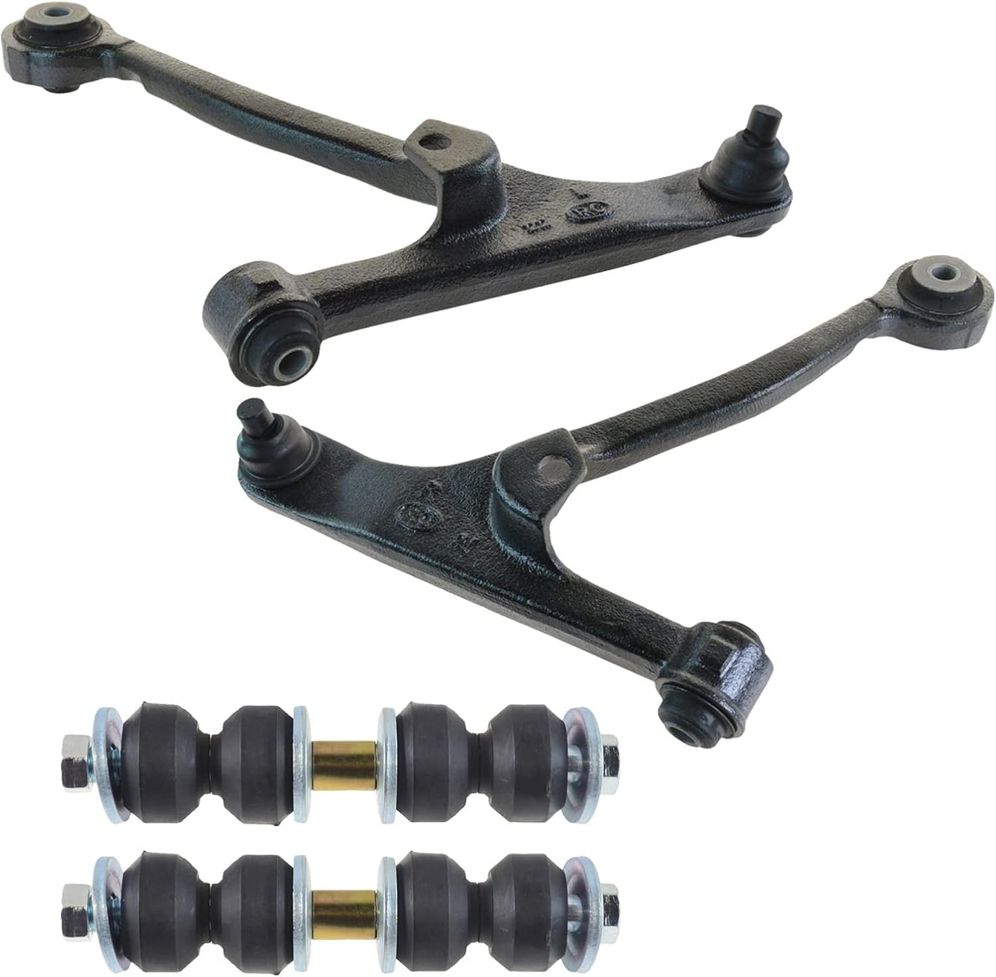 TRQ Front Suspension Kit Control Arm with Ball Joint for Dodge