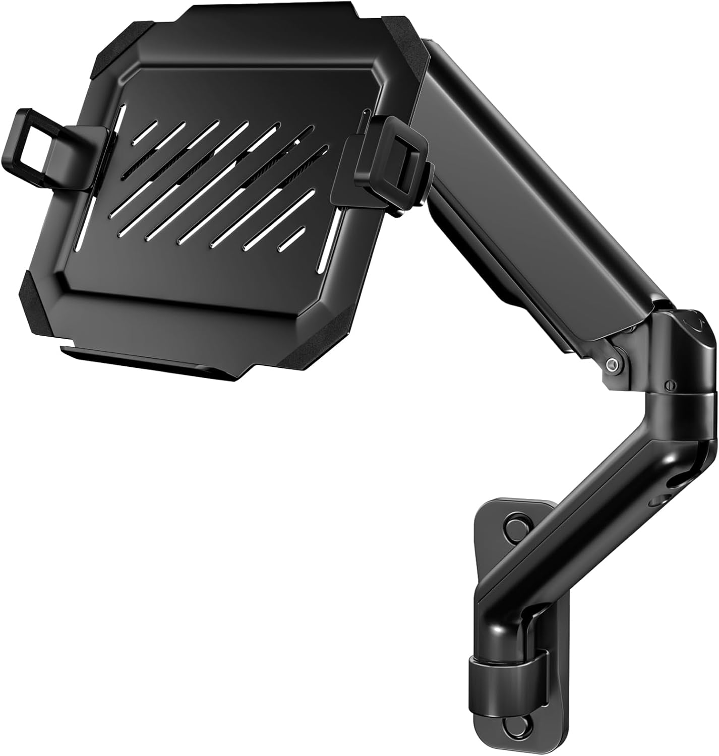 2-in-1 Laptop Wall Mount with Adjustable Arm for 12-17 in Laptops