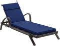 FILUXE Chaise Lounge Cushion 80x26x3 in - Weather Resistant Comfort