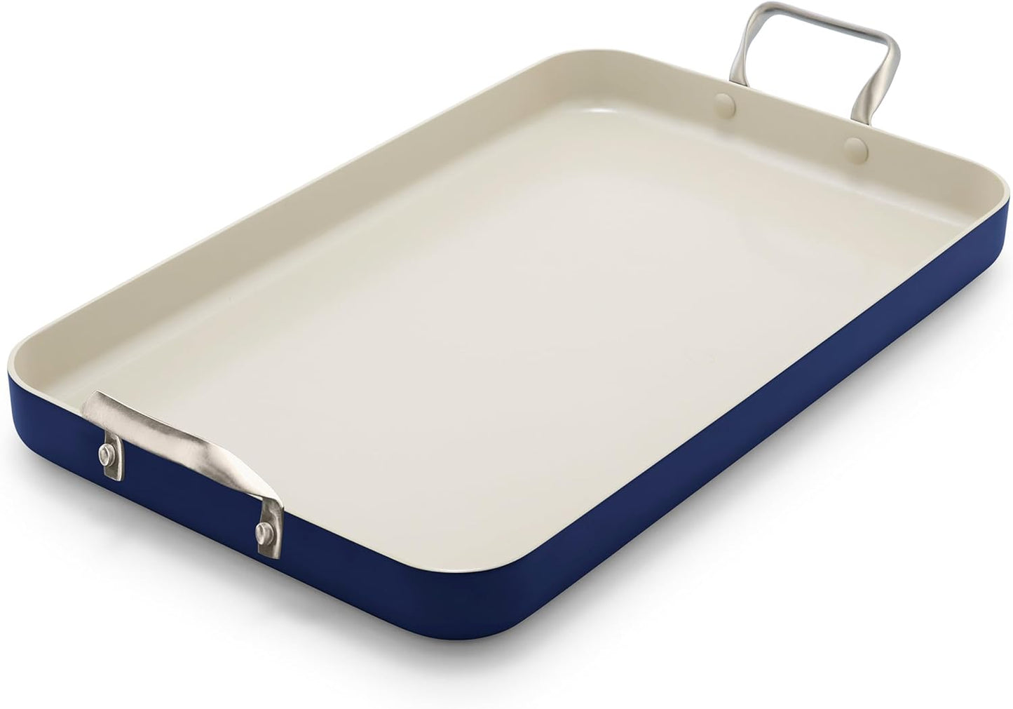 GreenPan 18x11 Double Burner Griddle Pan for Healthy Cooking