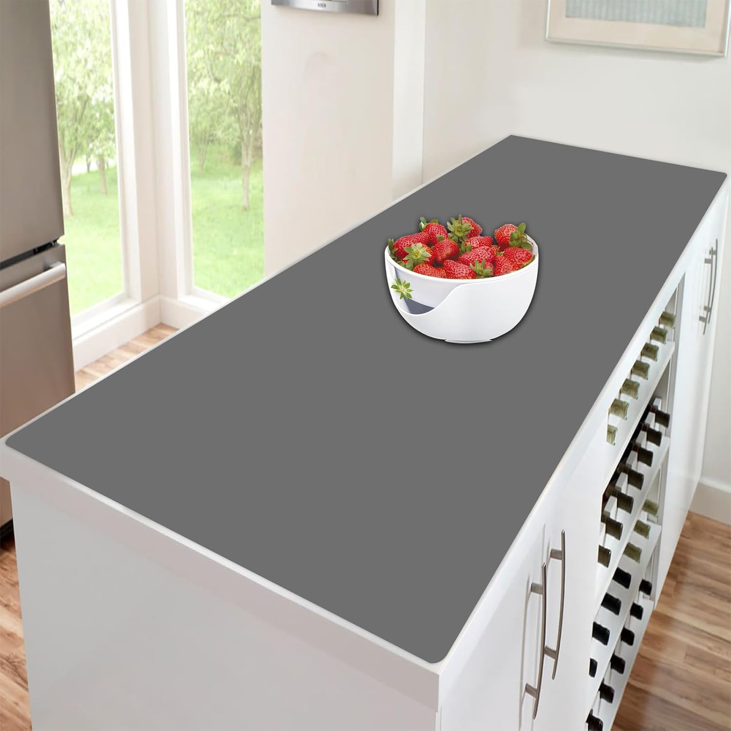 Extra Large Silicone Kitchen Counter Mat for Heat Resistance