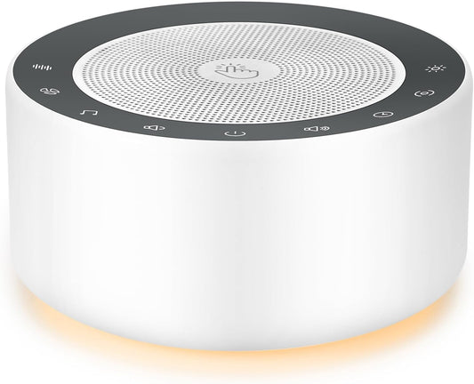 Kipcush White Noise Sound Machine: 30 Soothing Sounds for Tranquil Sleep
