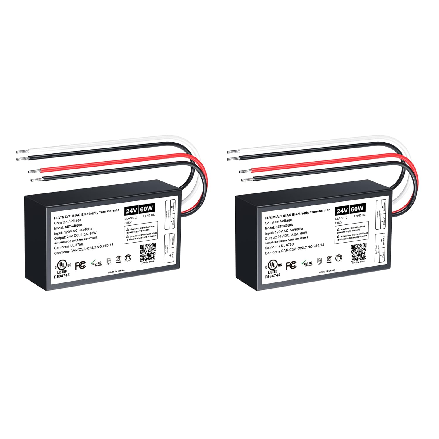 60W Dimmable LED Driver for Indoor and Outdoor Lighting Needs