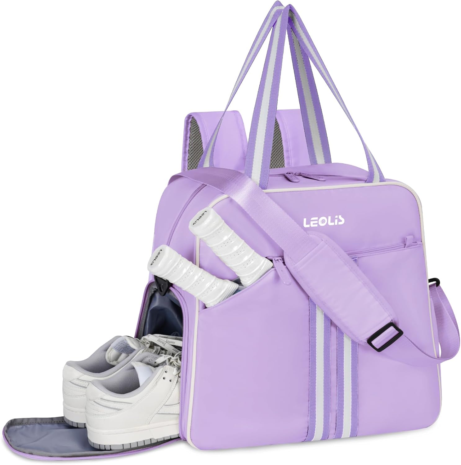Versatile Pickleball Bag with Shoe Compartment & Wet Pocket