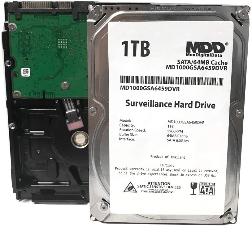 1TB Surveillance DVR Hard Drive - Fast, Reliable Storage
