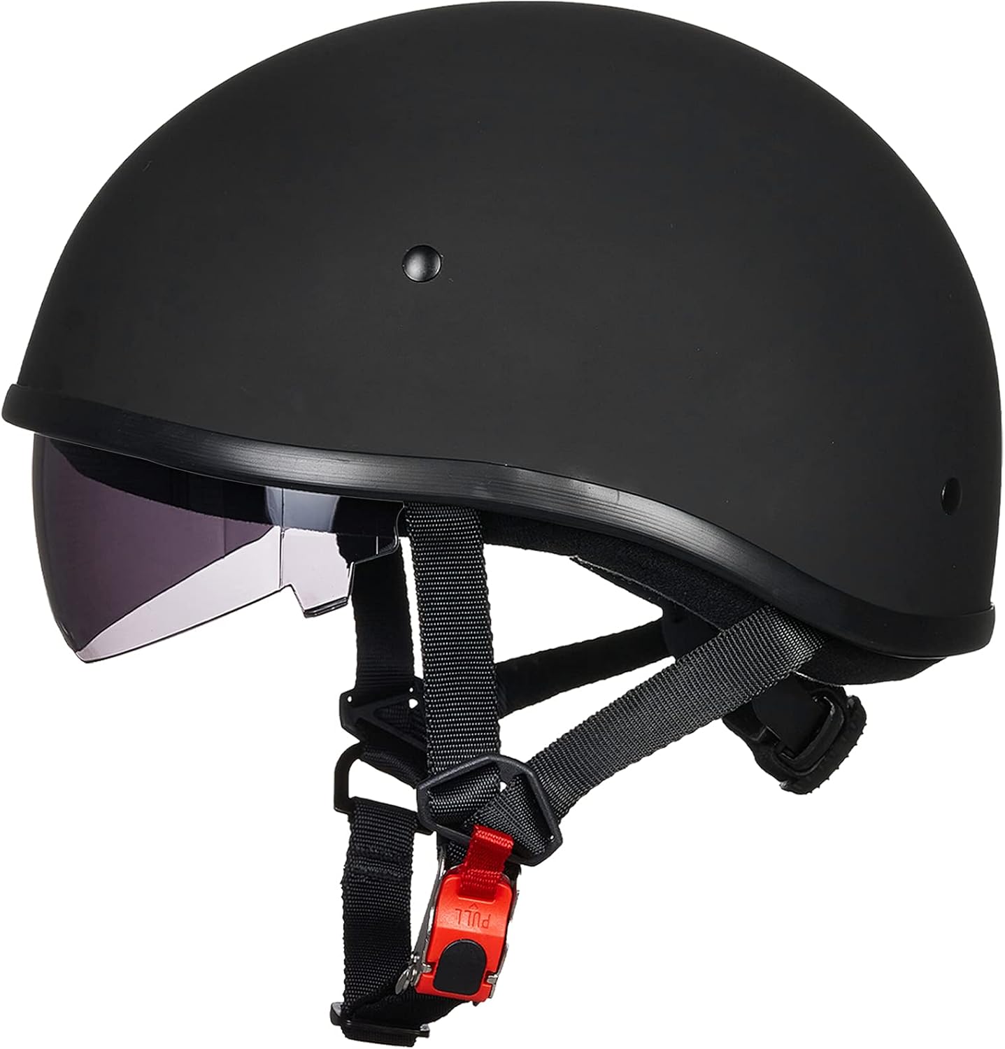 ILM Motorcycle Half Helmet with Sunshield for Cruiser Safety
