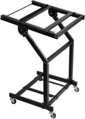 5 Core 9U Professional Audio Rack Mount DJ Mixer Stand - Adjustable
