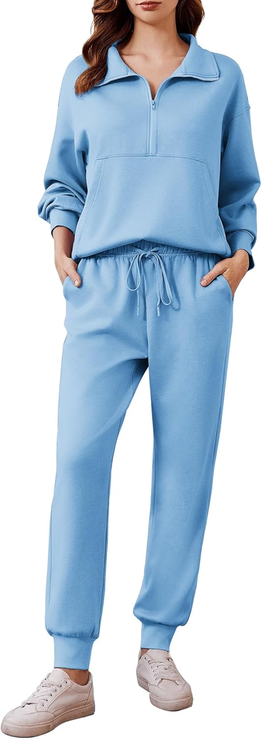 Stylish 2 Piece Sets for Women - Fall Travel Joggers Outfit