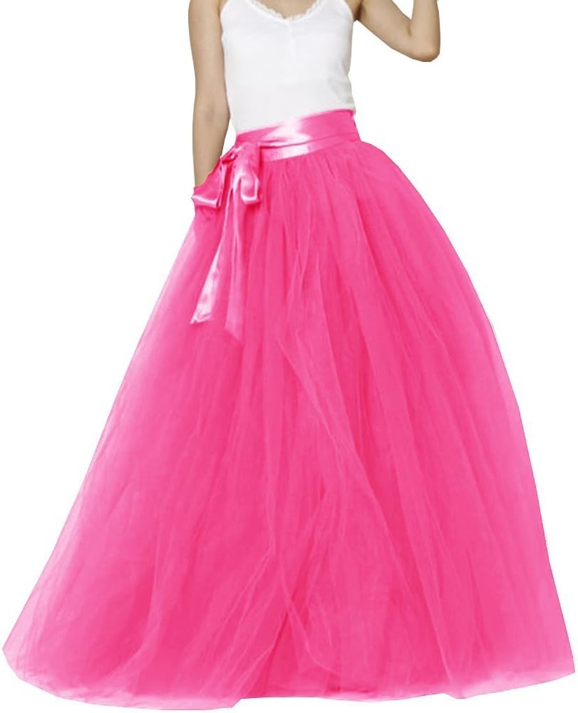 EllieHouse Womens Long Tutu Skirt for Parties and Events