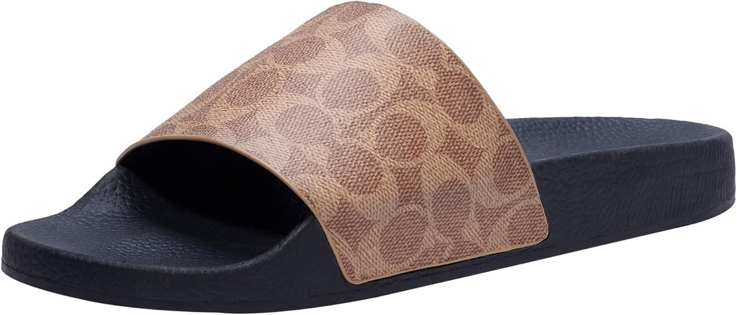 Coach Men's Signature Coated Canvas Pool Slide Sandal Review