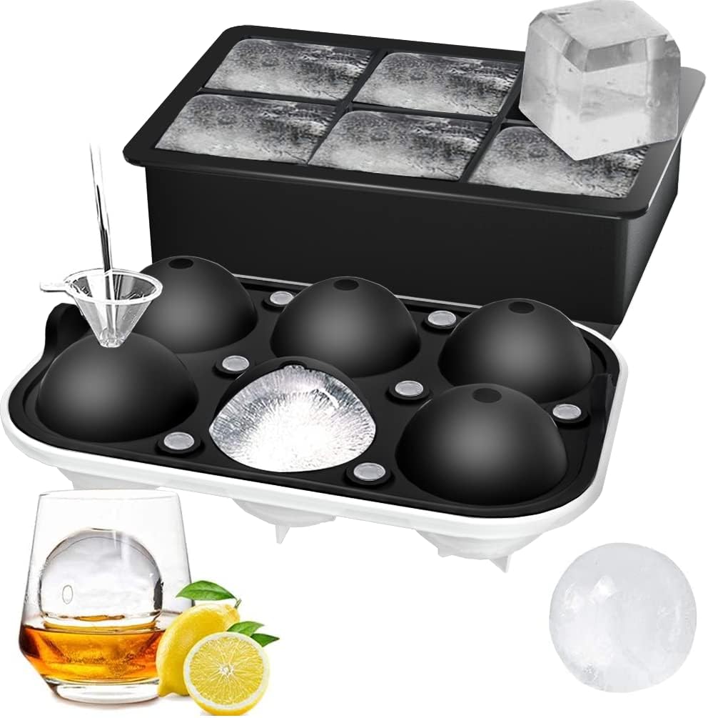 Chill in Style: Rottay Ice Ball & Cube Maker Set