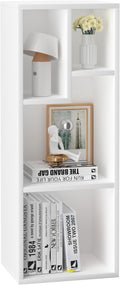 VECELO 3-Tier Small Bookcase with Adjustable Shelf Heights