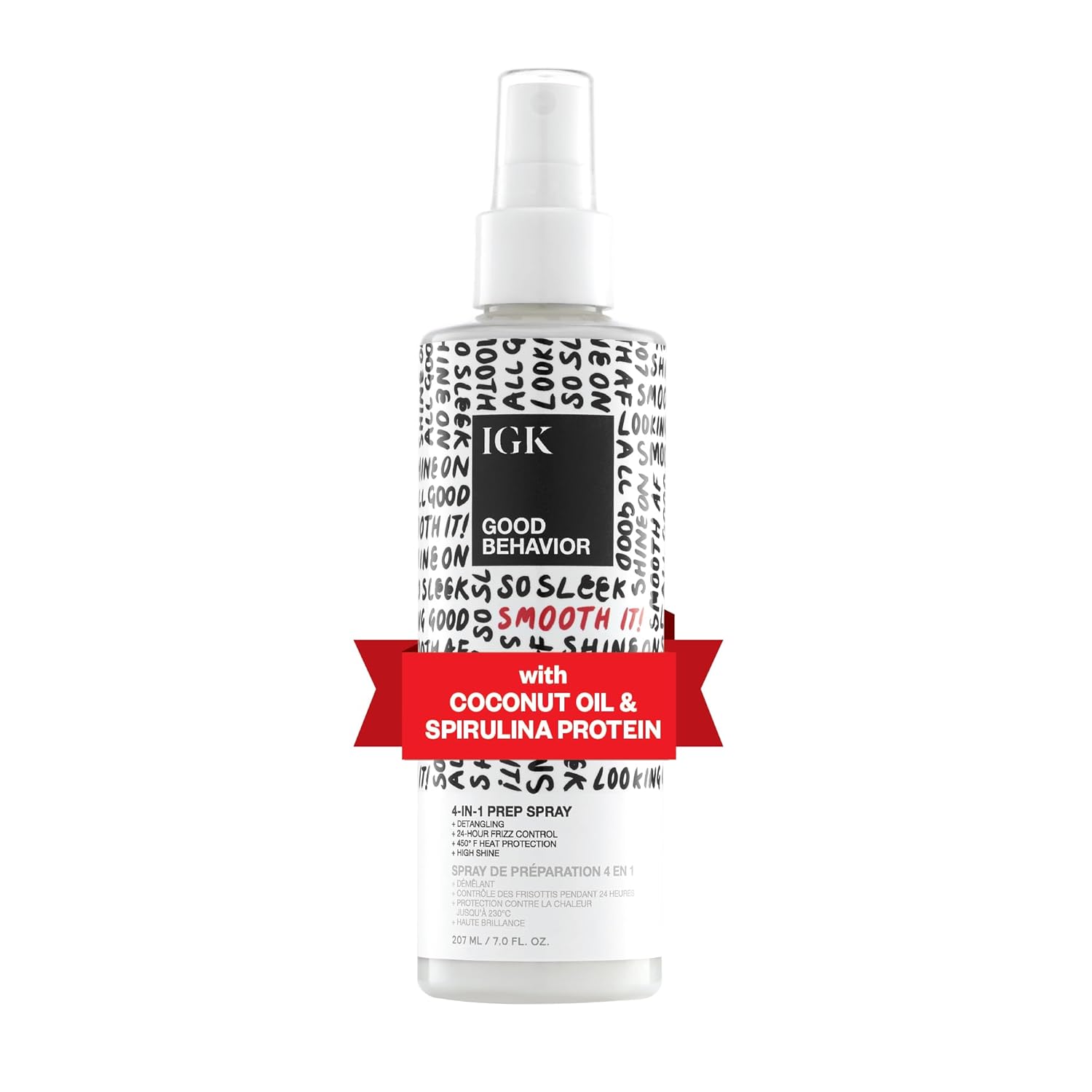 IGK GOOD BEHAVIOR 4-in-1 Prep Spray for Hair Care Needs