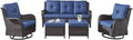 Rilyson Wicker Patio Furniture Set - 5 Piece Outdoor Sectional Set
