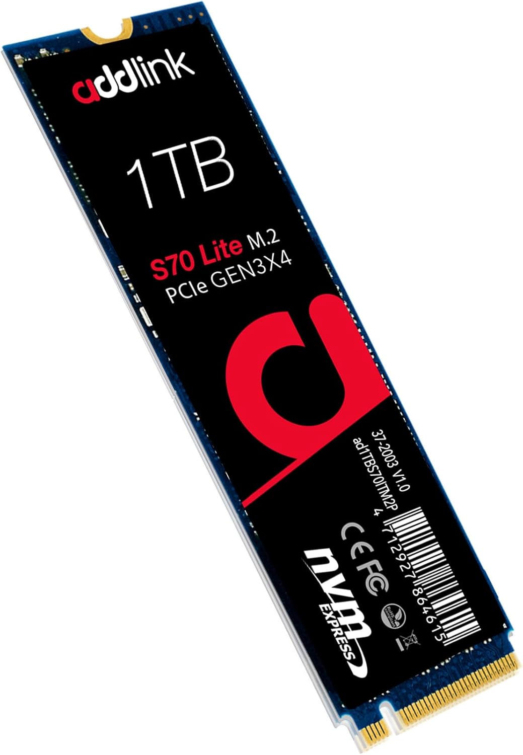 Addlink S70 Lite 1TB SSD for Gaming with Ultra Durability