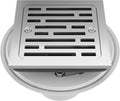 Delta DT062412 4in Tile-in Square Shower Drain - Chrome Finish