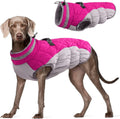 Dog Coat X-Large Faux Fur Turtle Neck - Warm, Water Resistant