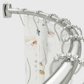 Adjustable 30-45 in Curved Shower Curtain Rod - Extra Shower Space