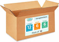 Small Corrugated Shipping Boxes 12 in x 6 in x 6 in Pack of 10