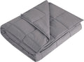 L'AGRATY Weighted Blanket 48ftin x 72ftin 15lbs - Cooling, Breathable