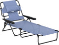 Outsunny Ultimate Comfort Tanning Lounge Chair