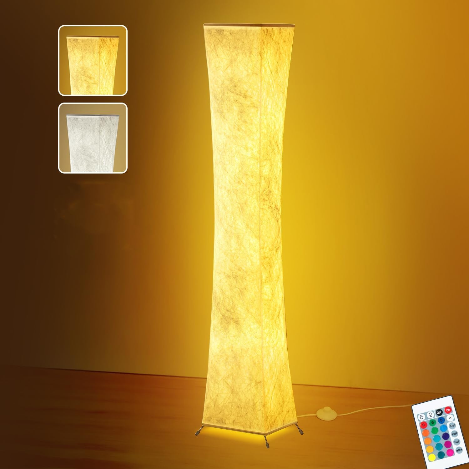 BLUEYE Floor Lamp with RGBW Color Changing Features for Home