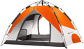 MOON LENCE Pop Up Tent 4 Person - Instant Waterproof Family Tent