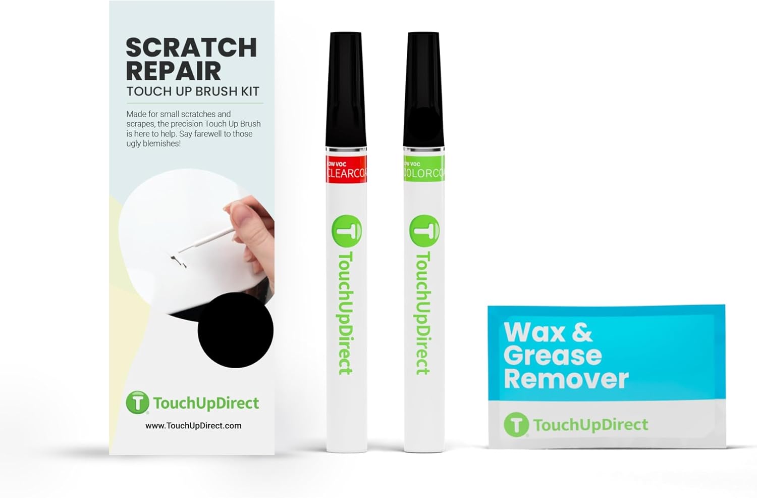 TouchUpDirect 218 Attitude Black Metallic Scratch Repair Paint
