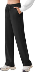 Wide Leg Sweatpants High Waisted Baggy Workout Pants - Cozy Fit