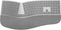 Surface Ergonomic Wireless Keyboard Gray - Comfortable, Low-Profile
