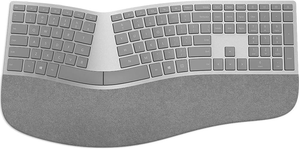 Microsoft Surface Ergonomic Wireless Keyboard for Comfort and Style