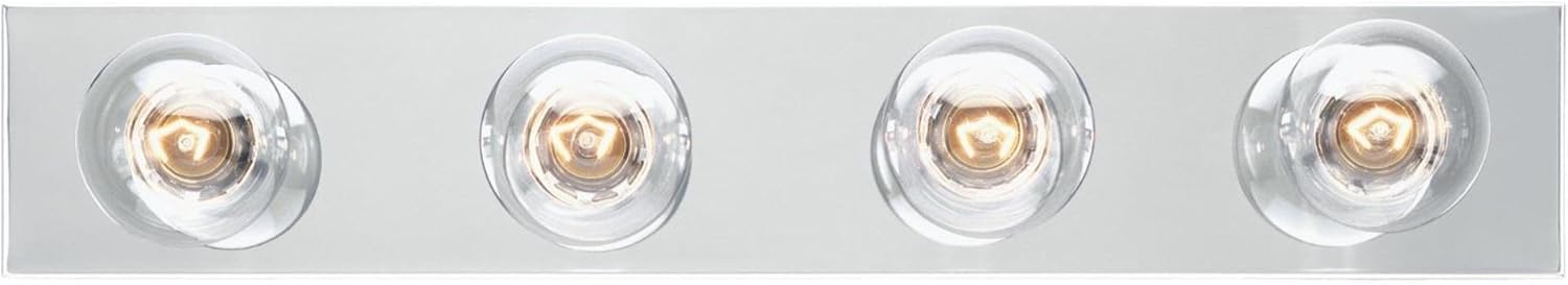 Westinghouse Four-Light Bath Bar in Chrome for Elegant Lighting