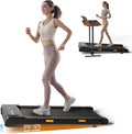 Walking Pad with Auto Incline Under Desk Treadmill - Compact 3HP