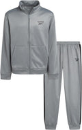 Boys Tracksuit Set - 2 Piece Athletic Tricot Zip Jacket & Sweatpants
