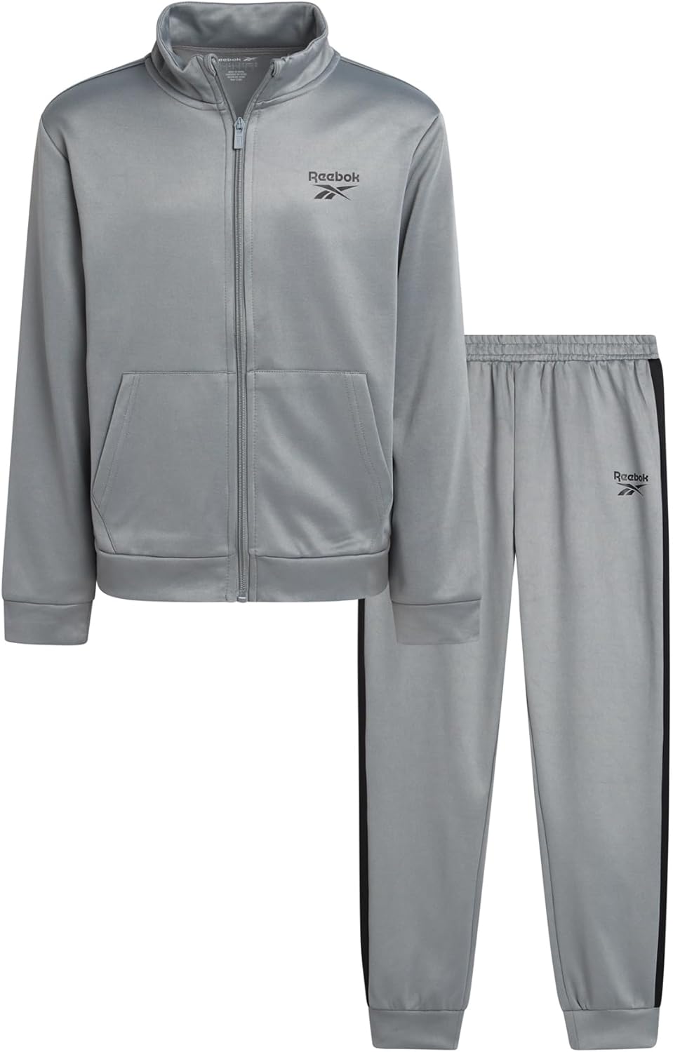 Reebok Boys Tracksuit Set - Stylish Athletic 2 Piece Outfit