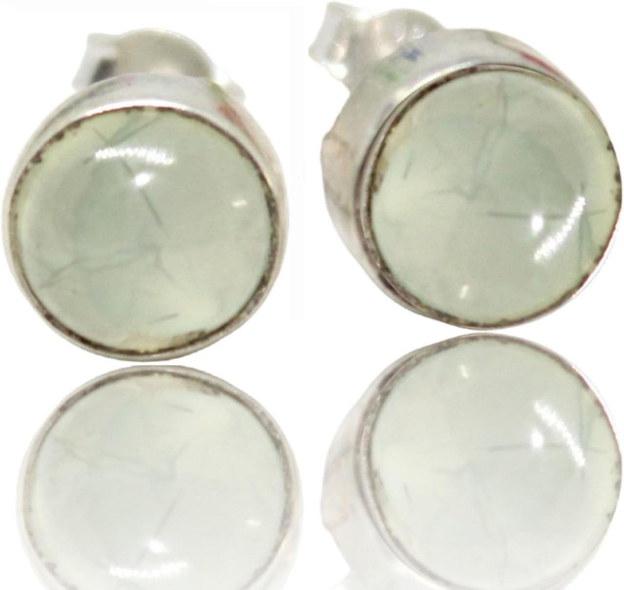 Beautiful Trillion Shape Gemstone Stud Earrings for Women