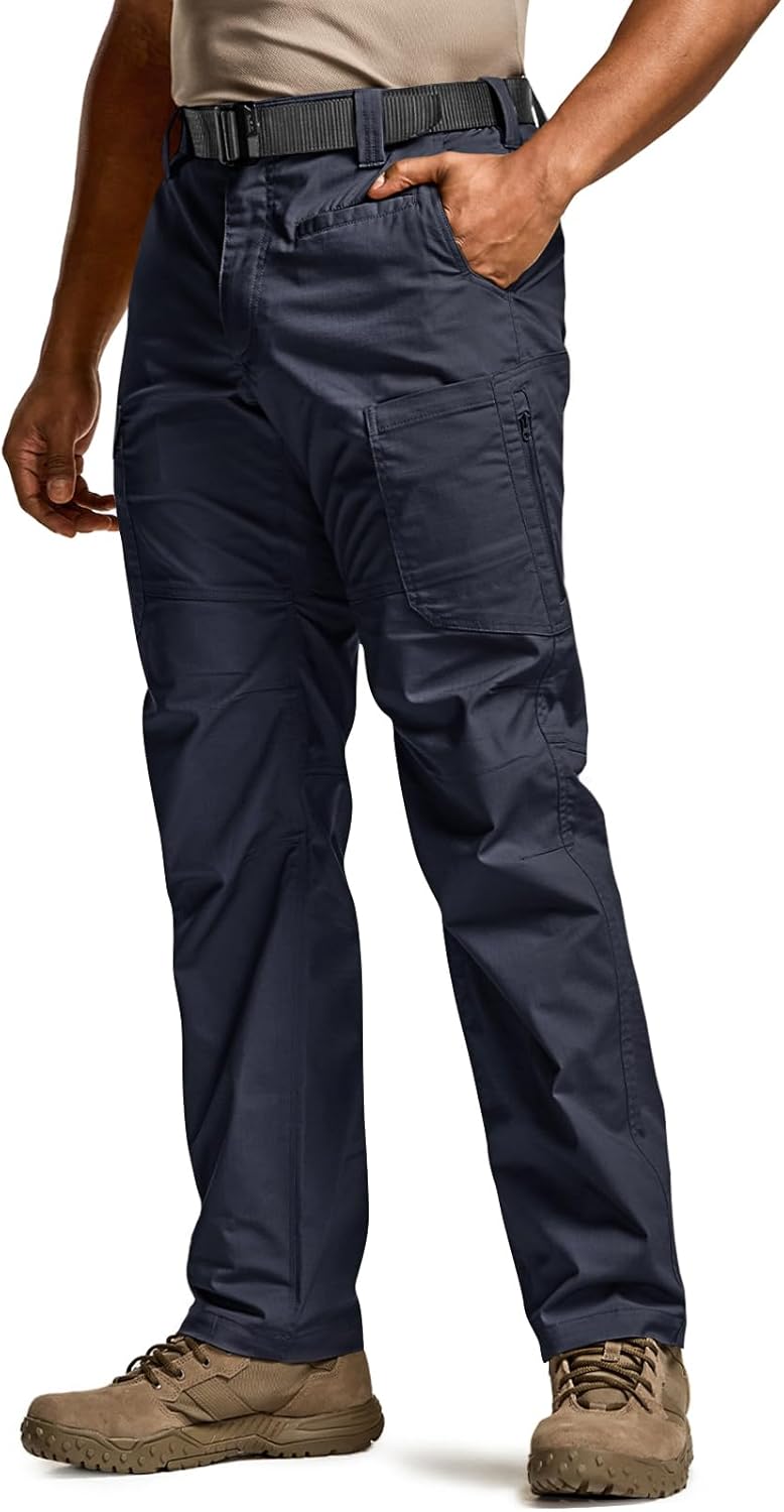 CQR Men's Utility Flex Cargo Pants for Tactical Comfort and Style