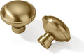 20 Pack 1-1/4 in Kitchen Cabinet Knobs - Brushed Satin Brass Round