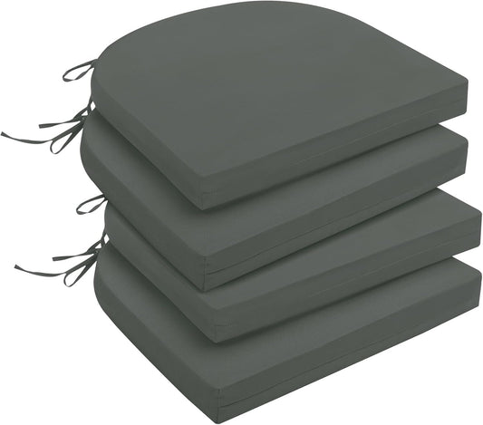 Outdoor Chair Cushions Set of 4 for Patio Furniture Comfort