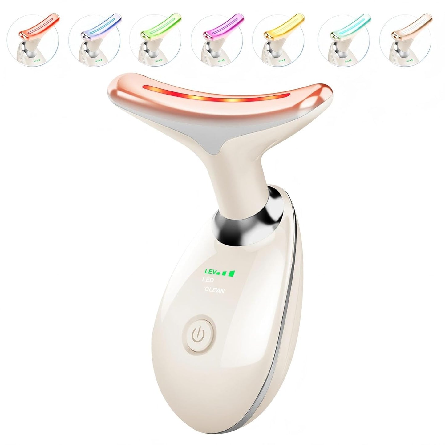 7 Color Face and Neck Massager Light Therapy for Skin Care