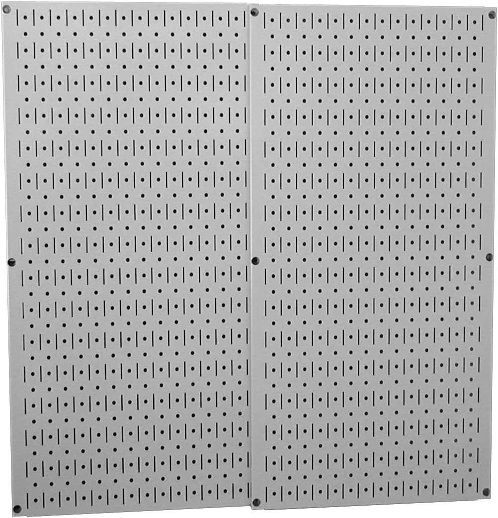 Wall Control Gray Metal Pegboard Pack for Ultimate Storage
