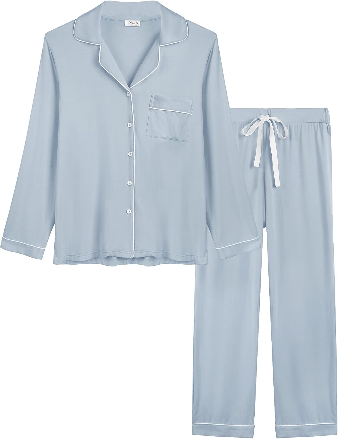 Joyaria Womens Bamboo Viscose Pajama Sets for Comfortable Sleep