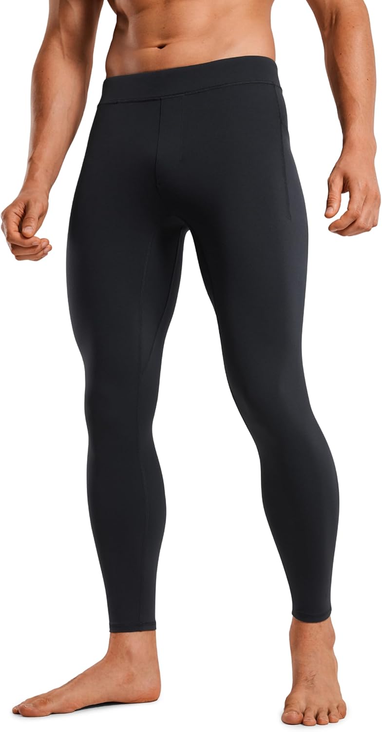 CRZ YOGA Butterluxe Men's 27 Pocket Leggings: Buttery Soft Workout Tights