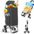 Heavy Duty 3 in 1 Shopping Cart with 6 Wheels for Easy Transport