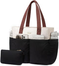 LOVEVOOK Puffer Tote Bag for Women - Lightweight Work & Travel Tote