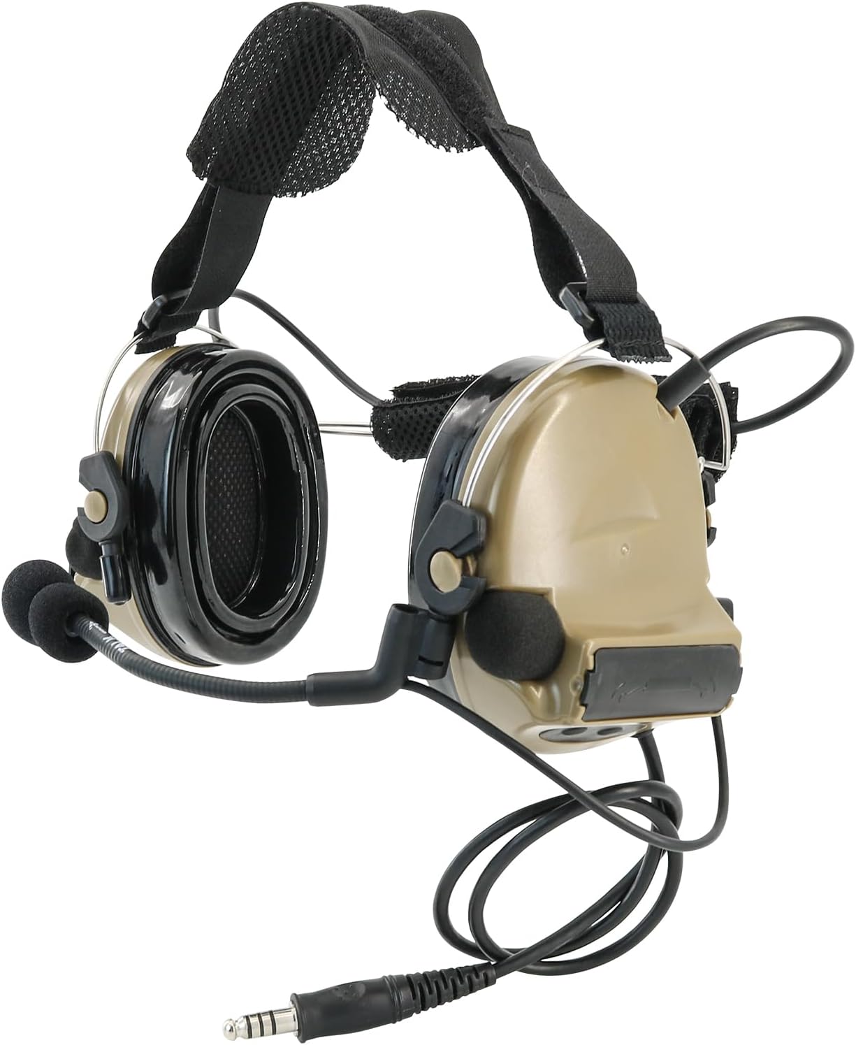 Tactical Headset with Noise Reduction for Airsoft Shooting Sports