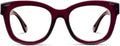 Peepers Center Stage Oversized Blue Light Reading Glasses - Stylish mm