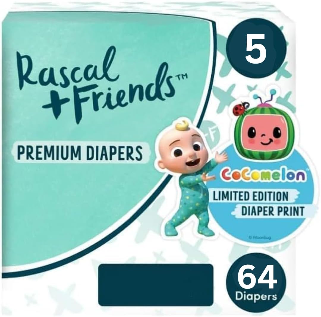 Comeloon Edition Size 5 Diapers - 64 Count
