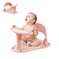Baby Bath Seat with Water Thermometer for Infants - Foldable Non-Slip