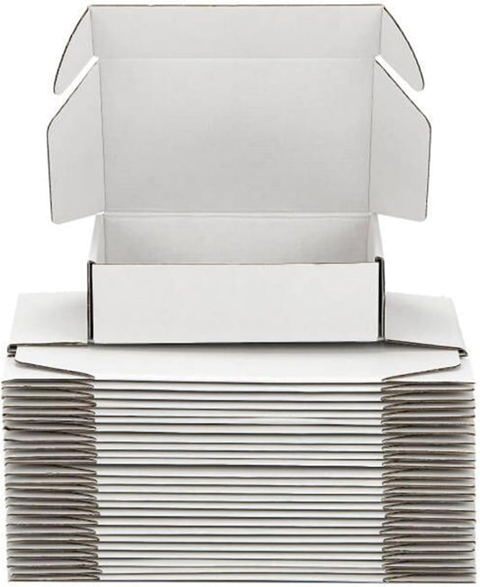 Small Shipping Boxes 10x8x3 Inch - Sturdy Corrugated Cardboard